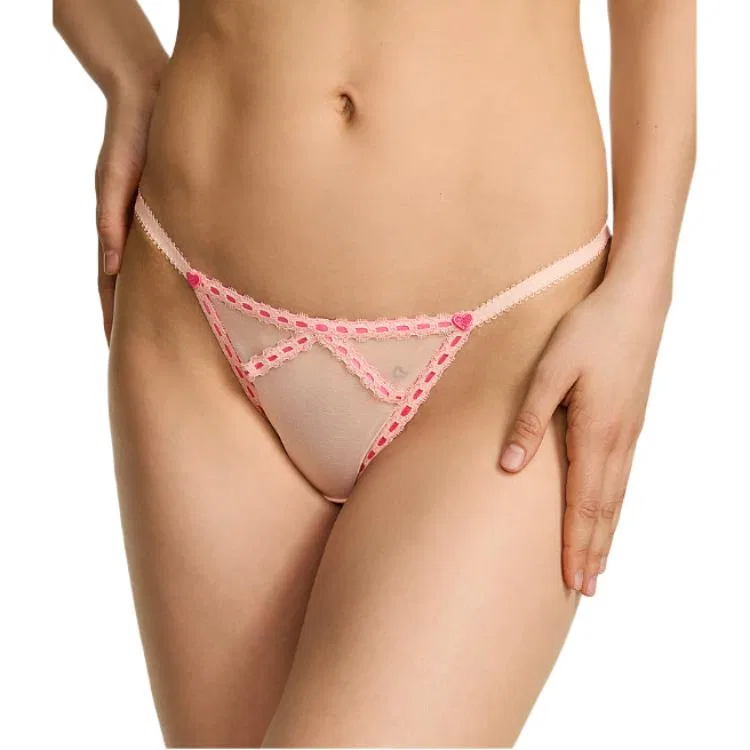 Женские стринги Victoria's Secret, Peach — фото 3