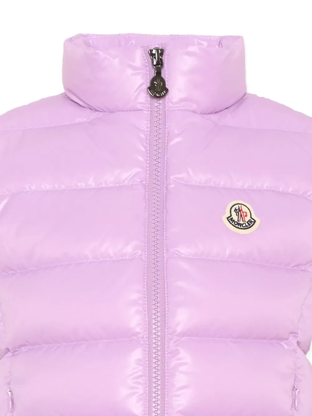 Стеганый жилет Ghany Moncler Enfant, фиолетовый — фото 3