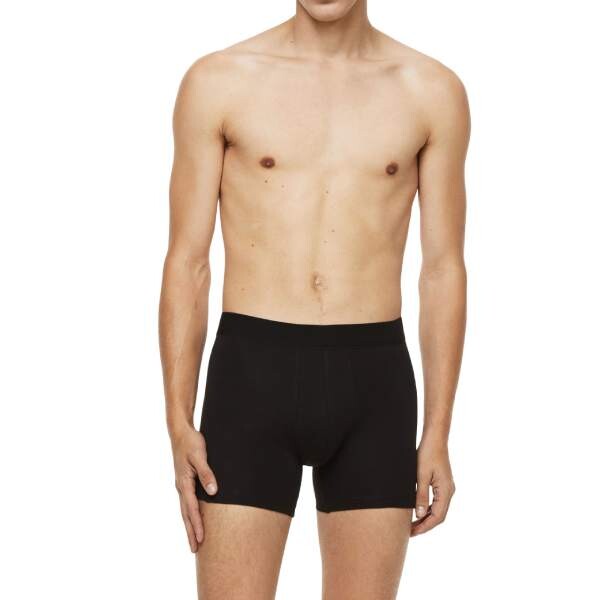 Комплект мужских трусов-боксеров H&M Cotton Boxer Shorts, 10 шт., черный — фото 3