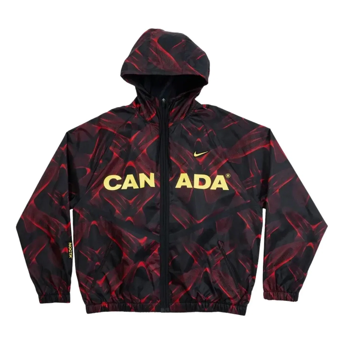 Мужская куртка Drake Nocta Canada Academy Jacket 'Black University Red' Nike, Black/University Red