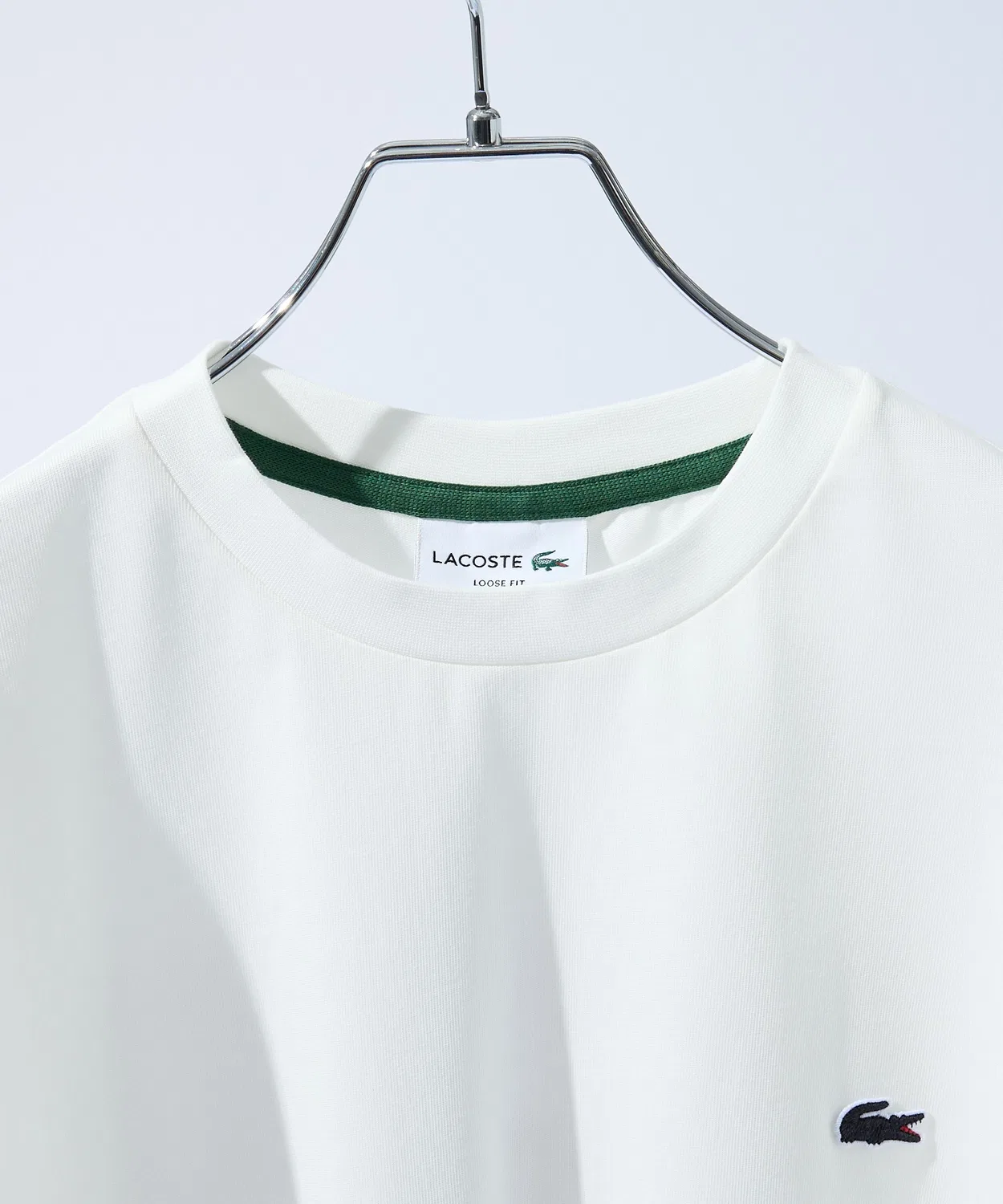 Футболка с длинным рукавомс принтом на спине LACOSTE Back Print Basic Tee, Black — фото 4