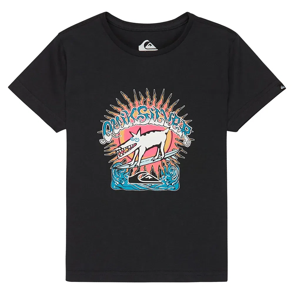 Футболка с коротким рукавом Ev Animal Surfer Quiksilver, черный