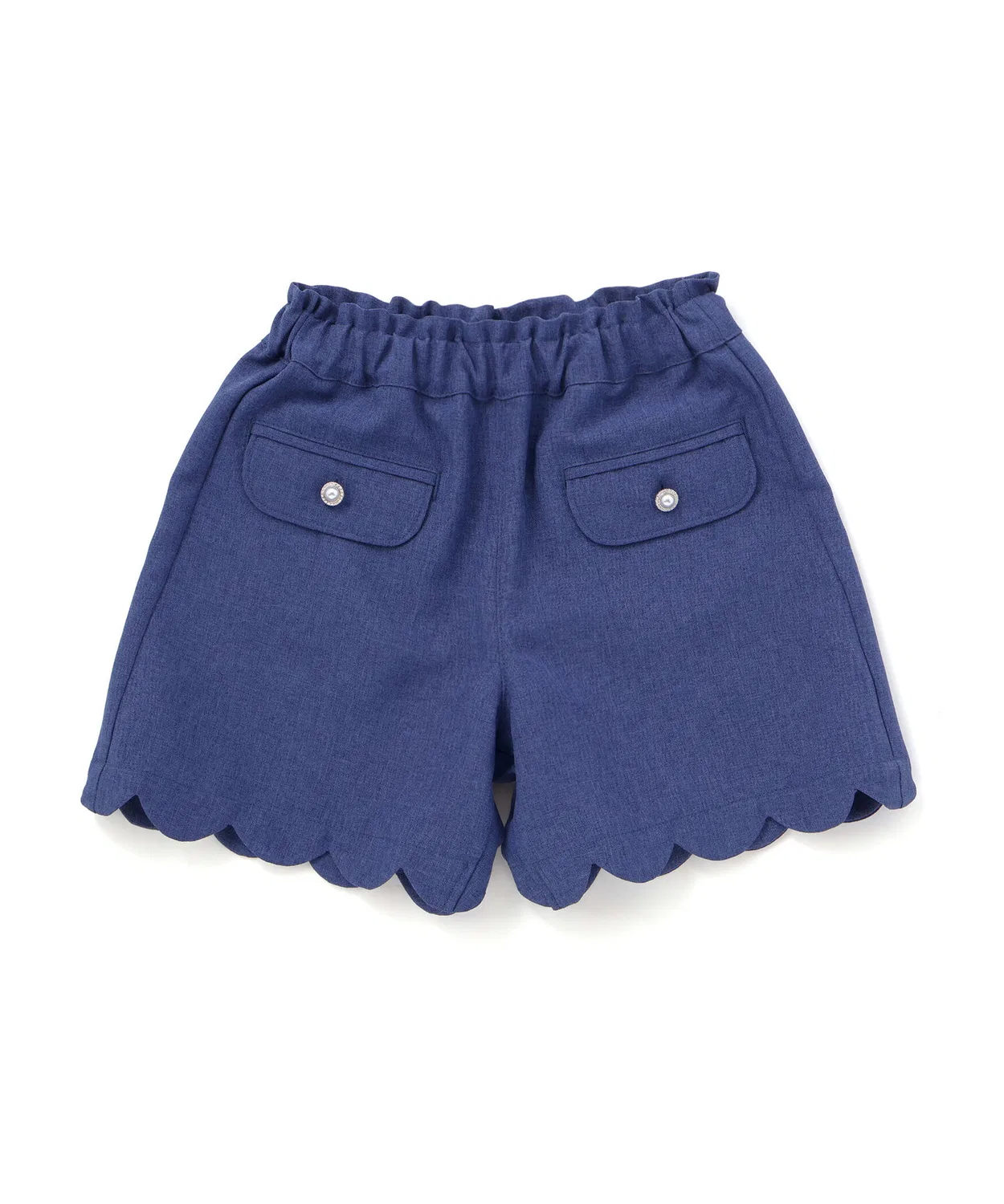 Детские шорты из твида с защипами BeBe Petits Pois Vert, Navy