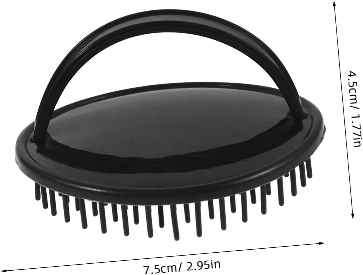 Набор скрабберов для кожи головы Silicone Hair Massager Beavorty, 32 шт, 7.5x7.5x4.5 см, Black — фото 3