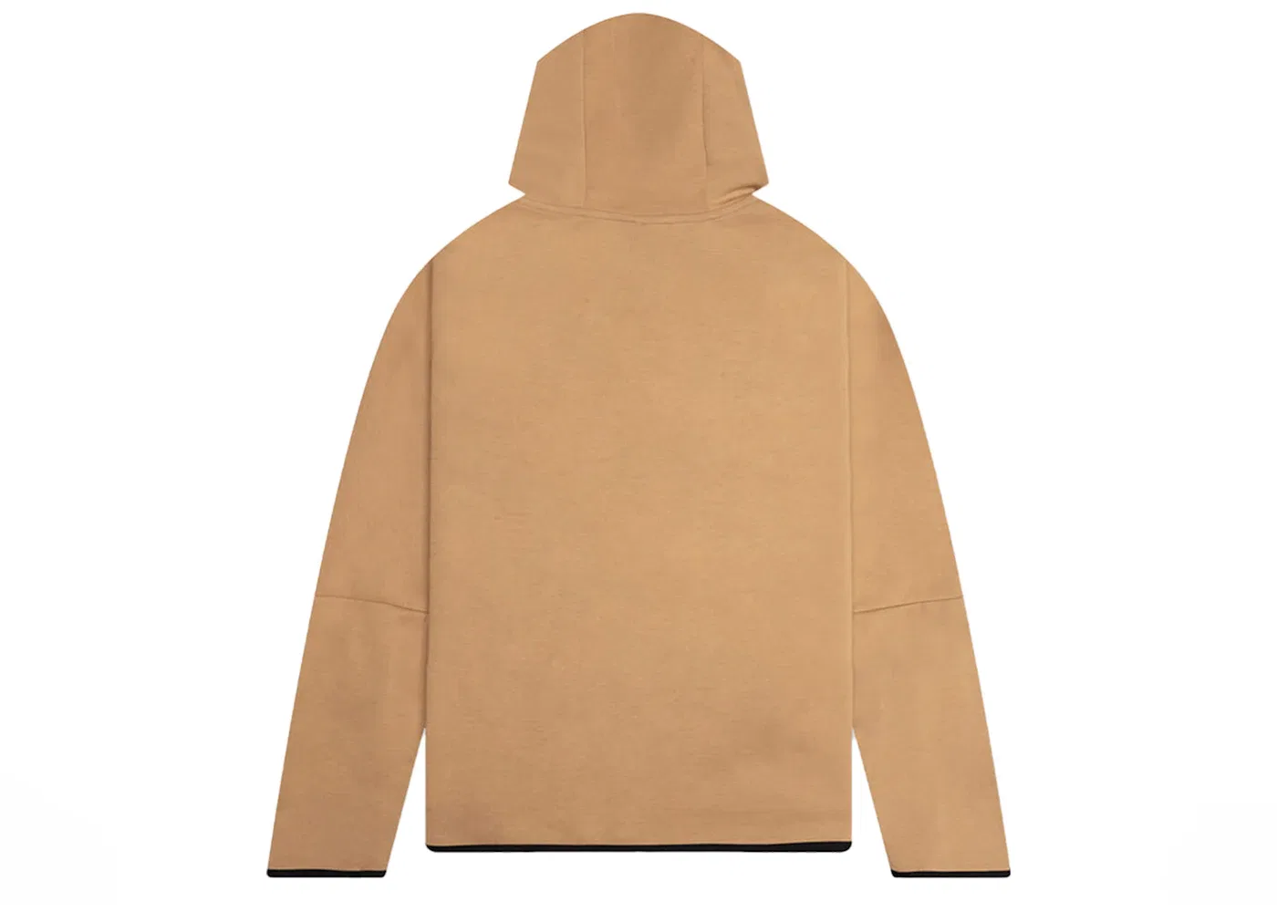 Мужская худи Tech Fleece с полной застежкой-молнией Nike, Elemental Gold/Sail — фото 2