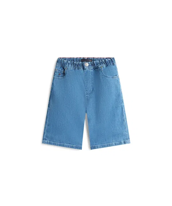 Шорты на резинке, Tommy Hilfiger Kids, деним — фото 2