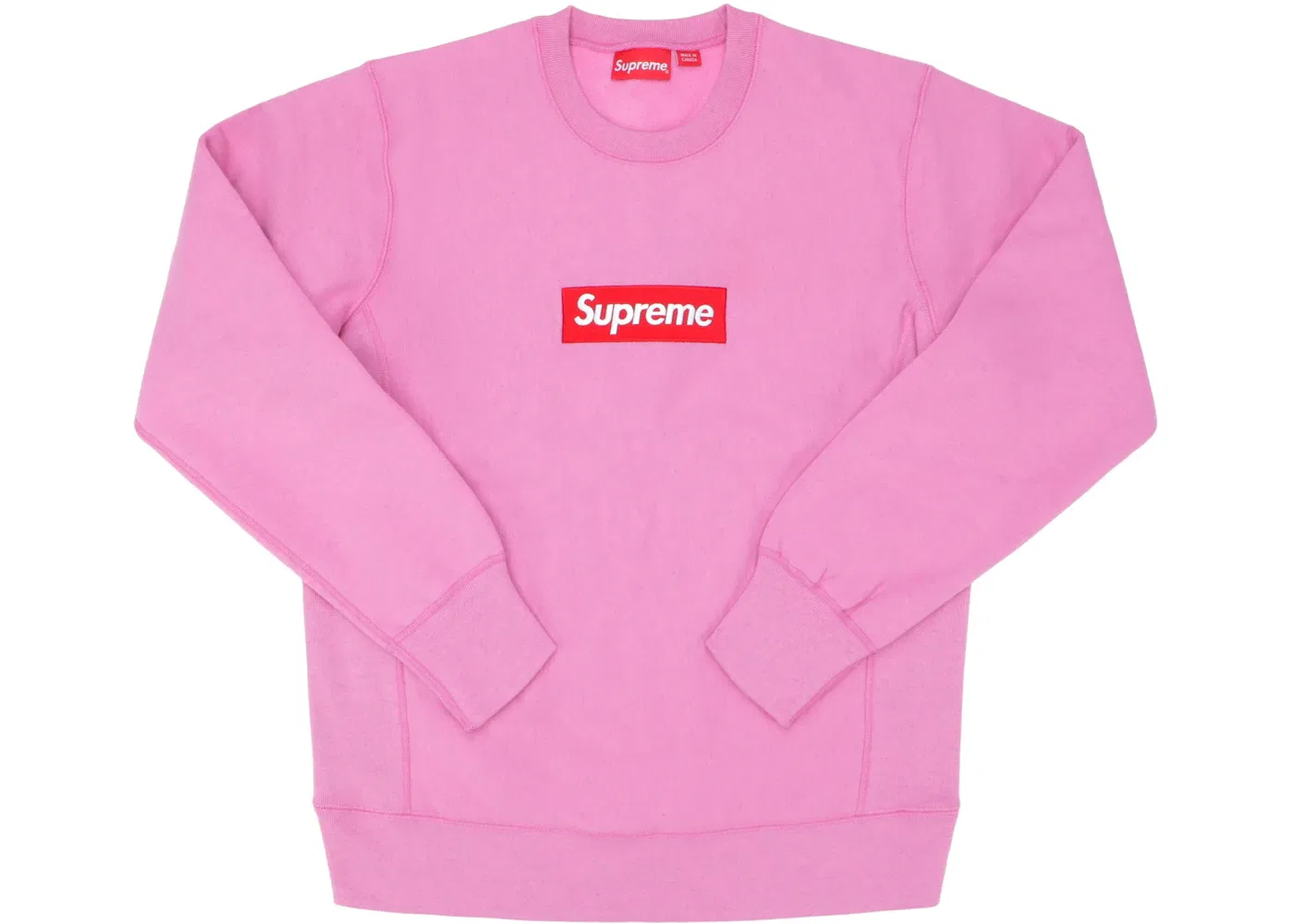 Мужской свитшот с длинным рукавом Crewneck (FW15) Supreme, Heather Pink
