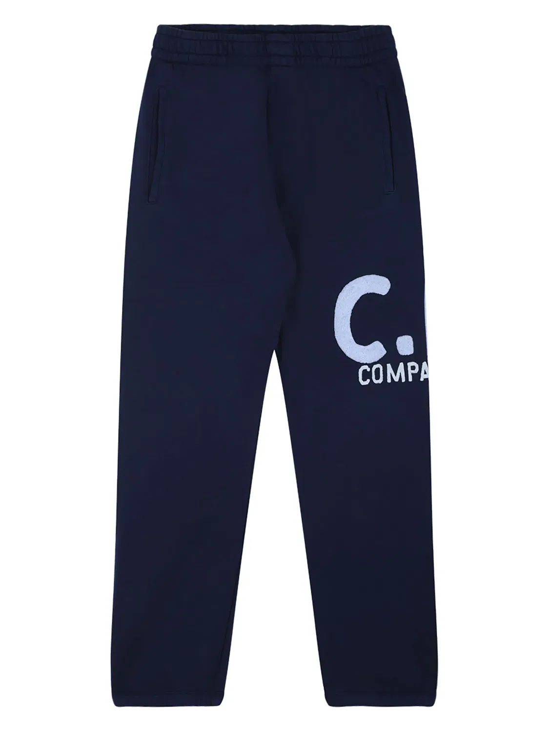 Брюки на резинке с логотипом C.P. Company, темно-синий
