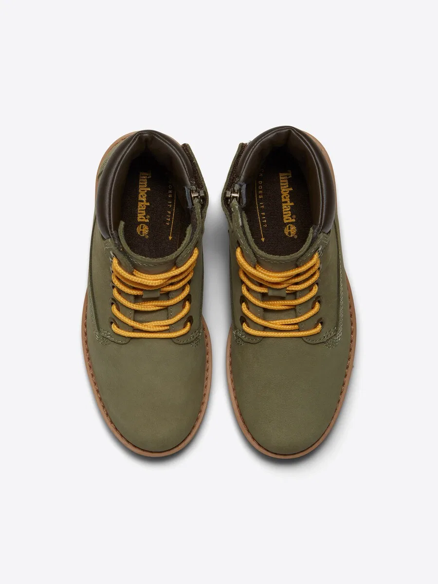 Ботинки TIMBERLAND оливкового цвета — фото 3