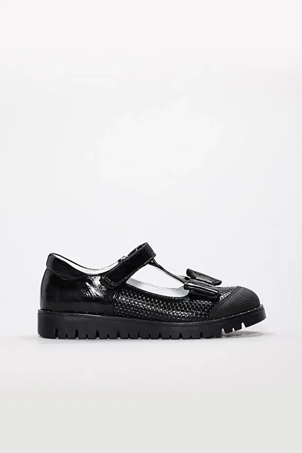Детские туфли для мальчиков из лакированной кожи Mirgeshoes, Black — фото 3
