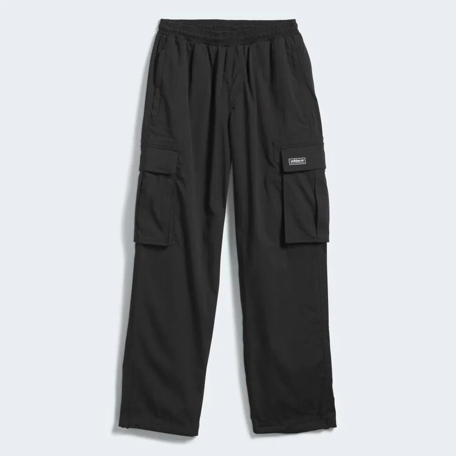 Спортивные штаны-карго с широкими штанинами и карманами adidas KS6775 Fsbs Cargo Pant, Черный — фото 3
