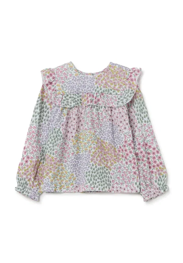 Блуза с цветочным принтом Floral with frills Ovs, белый