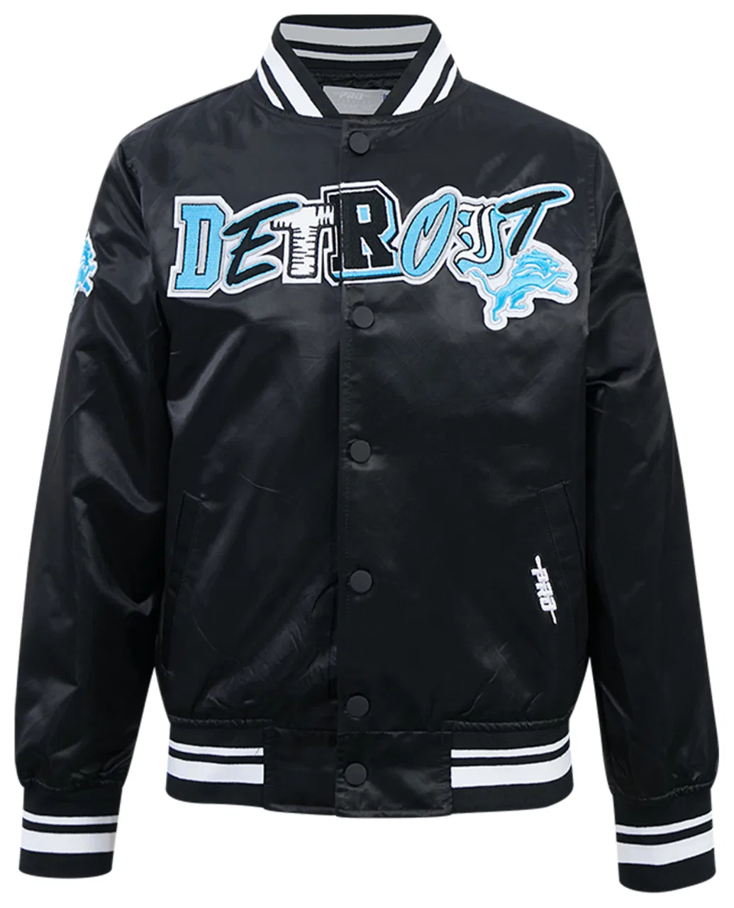 Куртка для мальчиков Detroit Lions Satin Pro Standard, синий/черный