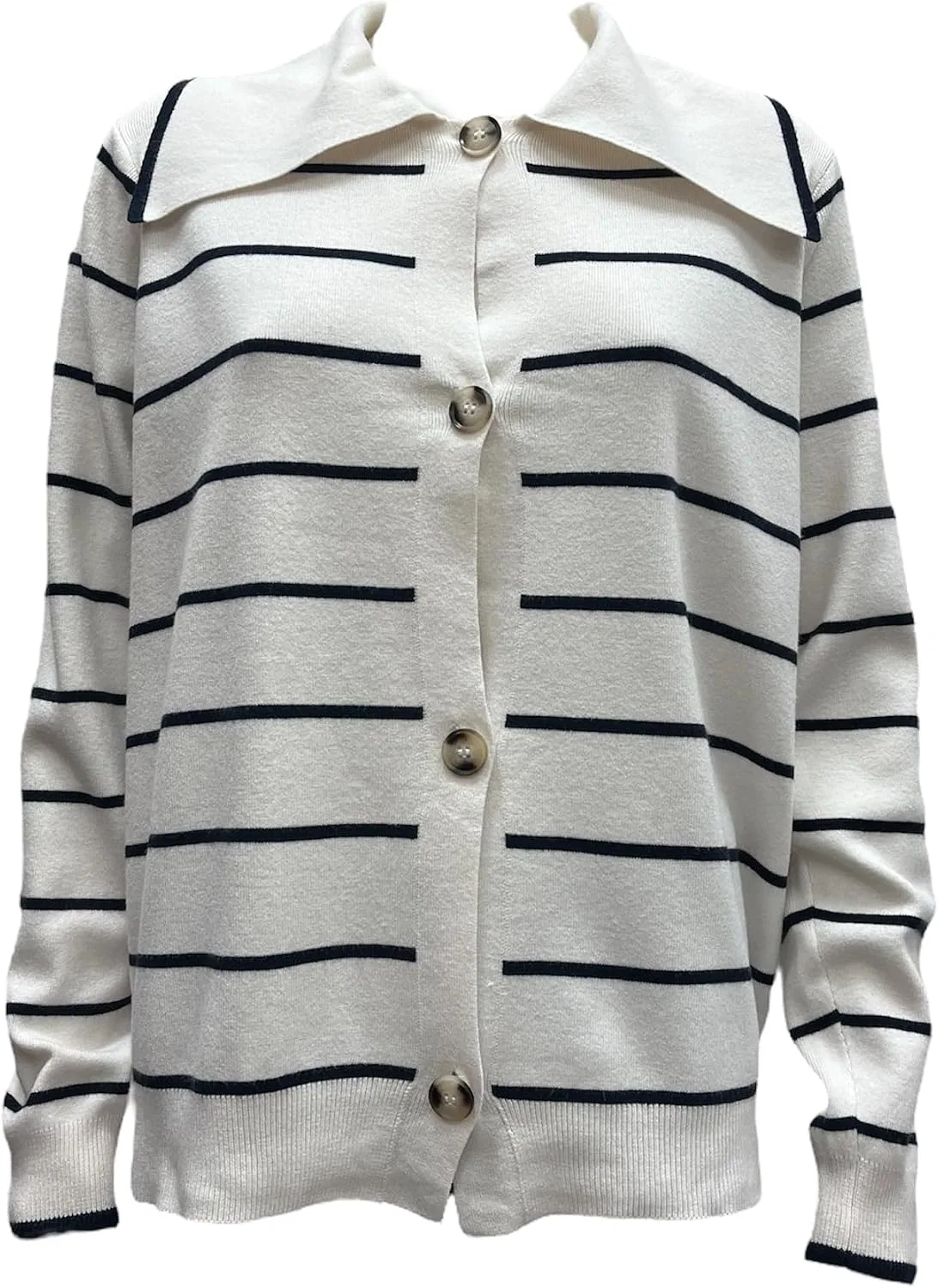 Женский кардиган с длинным рукавом Hadley Striped Sailor, Gardenia Navy