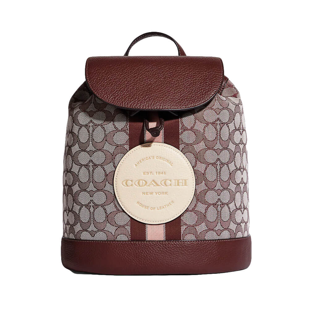 

Рюкзак Coach Outlet Dempsey Drawstring, золотой/винный