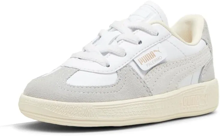 Детские кроссовки для мальчиков с кожаным верхом Palermo PUMA, Grey — фото 2