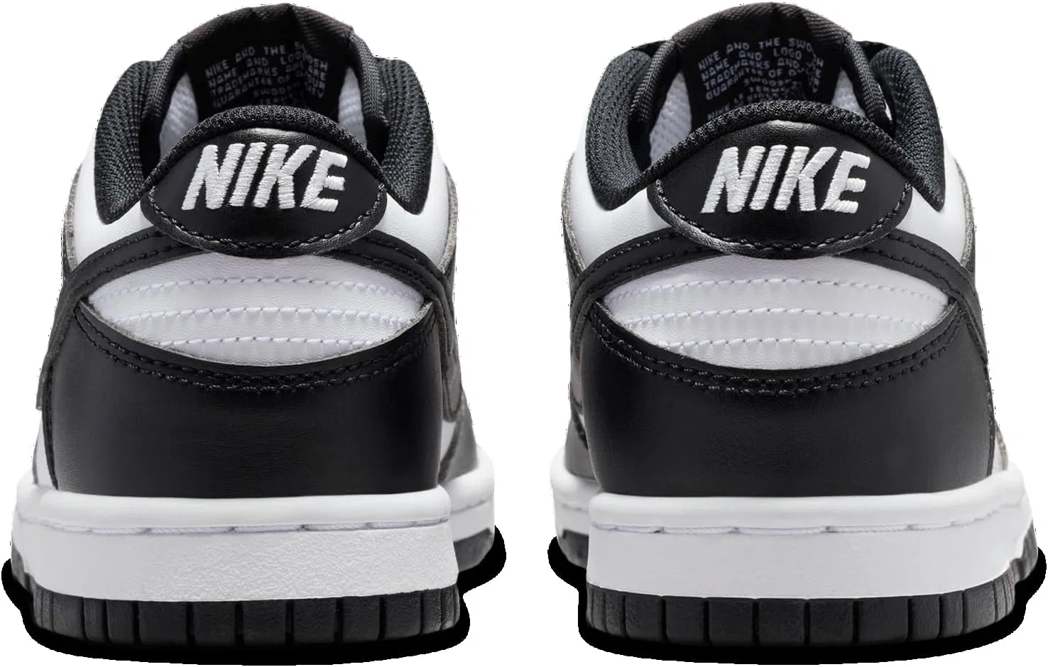 Детские кроссовки для мальчиков Nike Dunk Low N White/Black/White, White/Black/White — фото 4