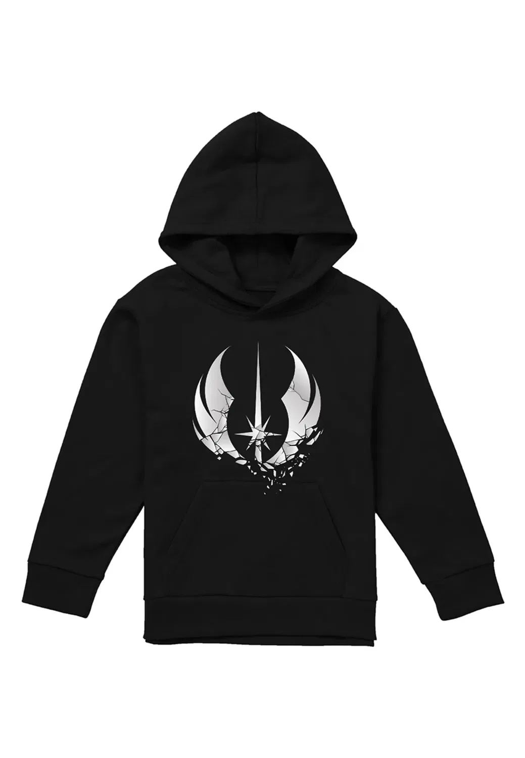 Детский худи с принтом Obiwan Kenobi Shattered Jedi, Disney, Black