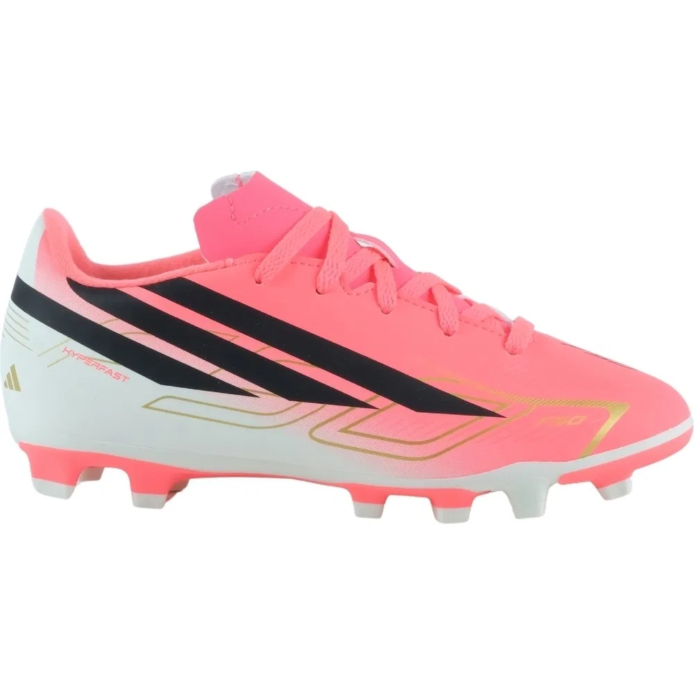 Детские футбольные бутсы с шипами F50 Hyperfast Club Fg/mg adidas