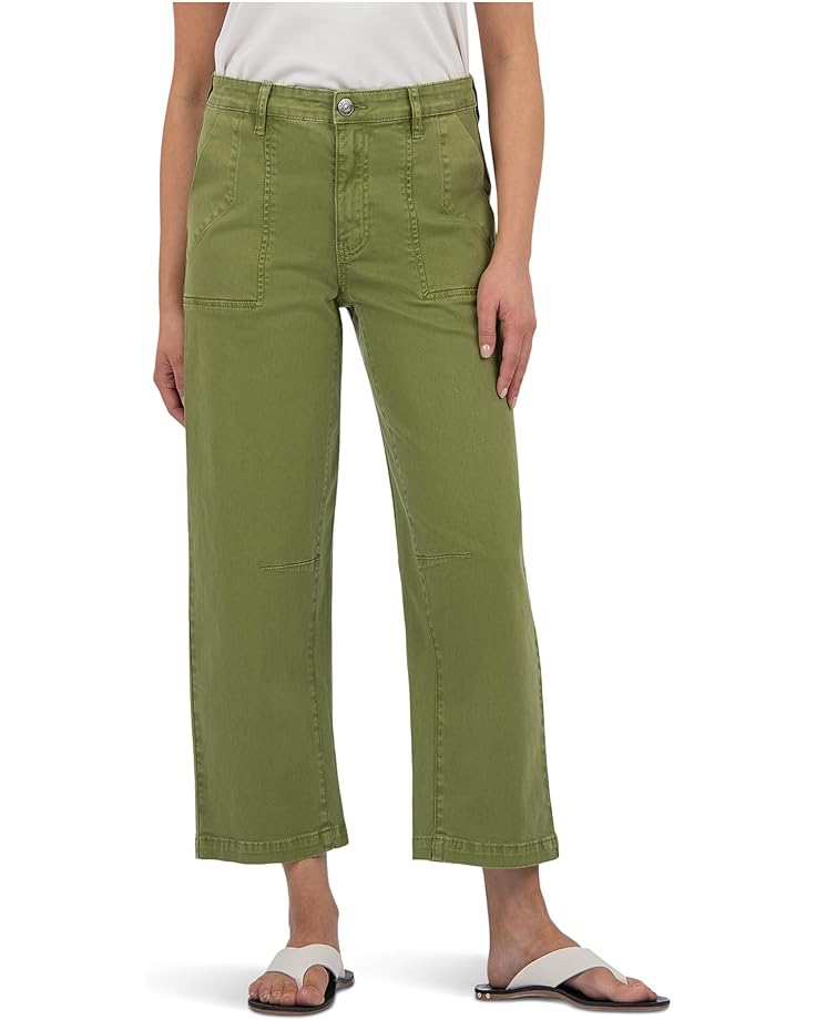 

Брюки KUT from the Kloth Ashton Wide Leg Barrel, цвет Kiwi