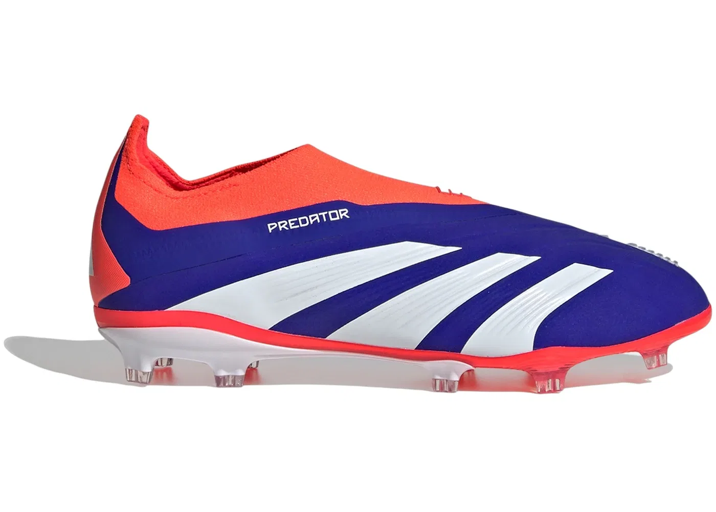 Детские бутсы с шнуровкой Predator Elite Adidas, Lucid Blue Cloud White Solar Red