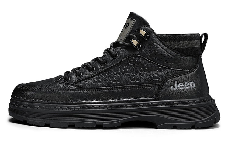 

Кроссовки Jeep Lifestyle Shoes Men Mid-top Black, черный