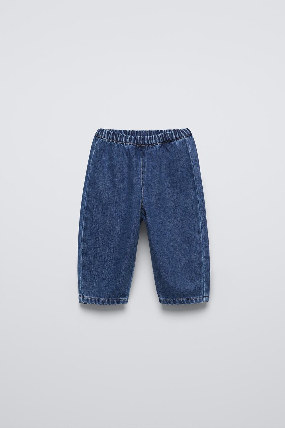 

Мешковатые джинсы ZARA, средне-синий