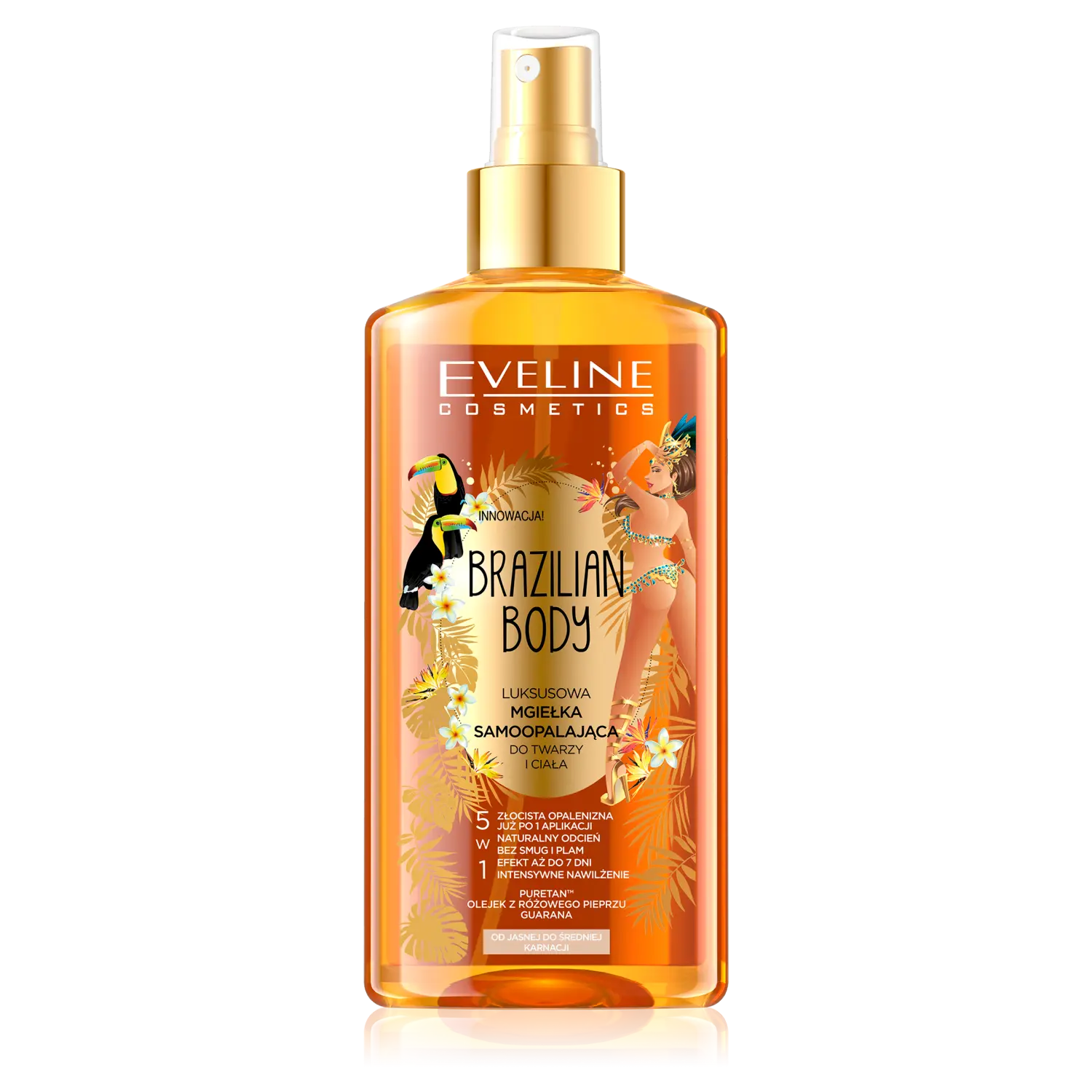 

Eveline Cosmetics Brazil Body спрей для тела автозагар, 150 мл