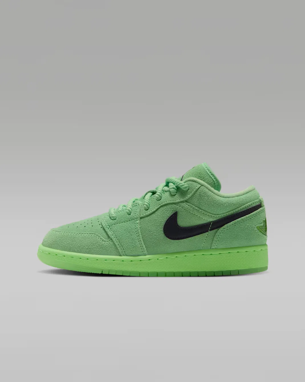 Кроссовки для детей постарше Air Jordan 1 Low SE, Lime Blast/Lime Blast/Anthracite