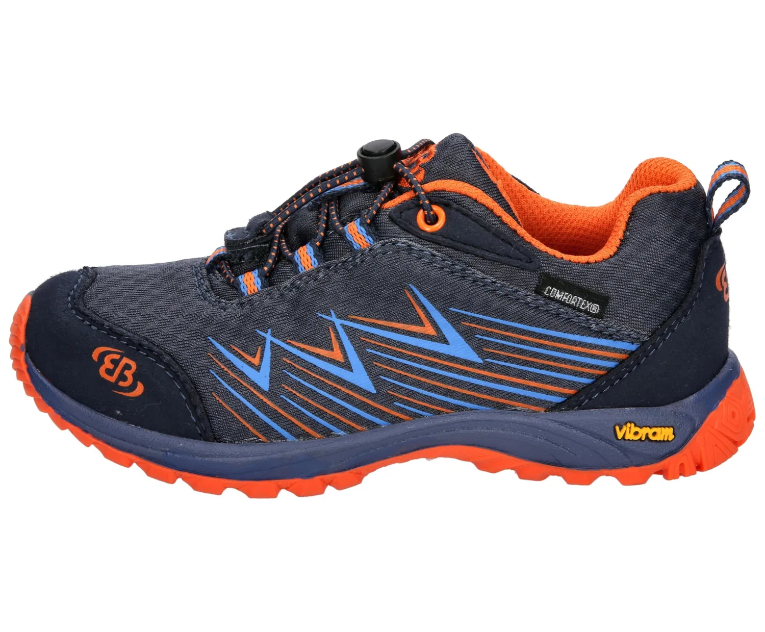 Детские кроссовки для мальчиков водонепроницаемые Chesna Low Brütting, Anthracite Blue Orange — фото 2