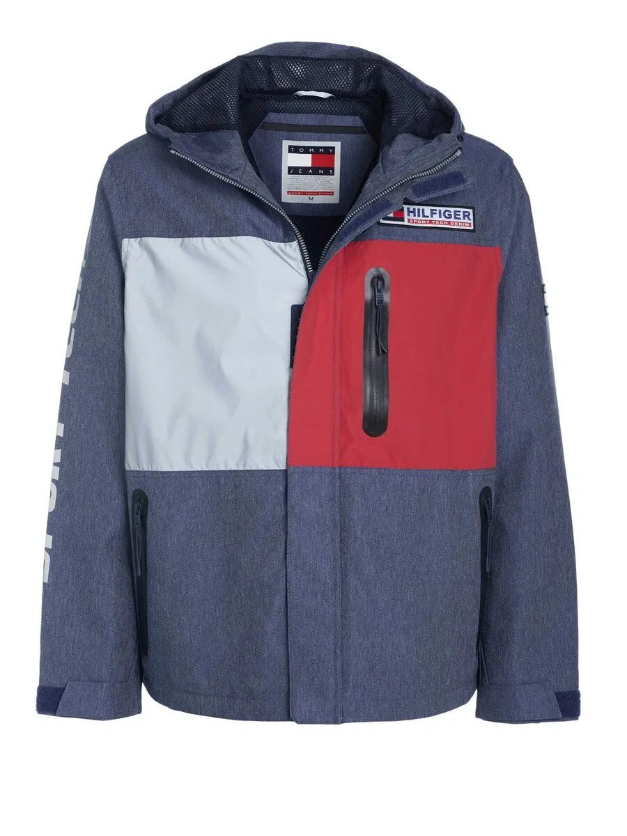 Куртка TOMMY HILFIGER межсезонья синего цвета