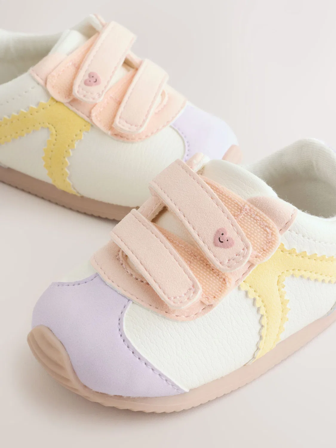 Кроссовки детские с принтом, модель Touch Fastening Trainers Next, мульти пастель — фото 3