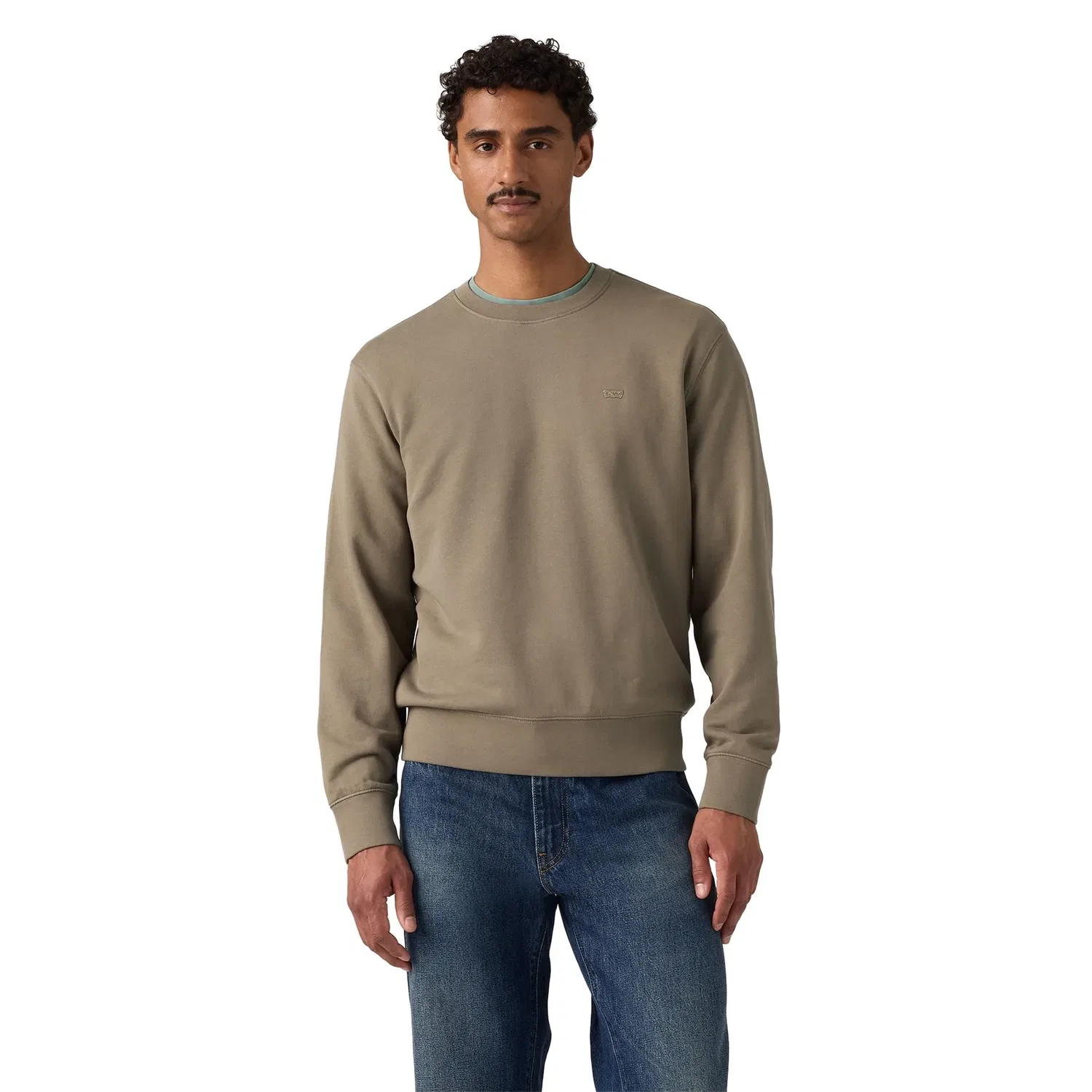 Мужская свободная толстовка Birndle Levi's, Beige — фото 3
