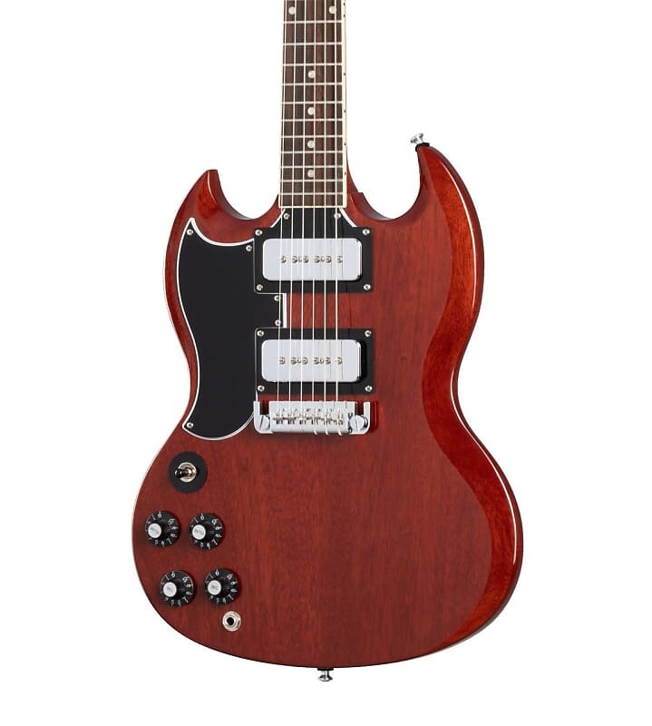 

Gibson - Tony Iommi 'Monkey' SG Special - Электрогитара для левшей - Vintage Cherry Gibson - Tony Iommi 'Monkey' SG - Left-Handed Electric Guitar - Cherry