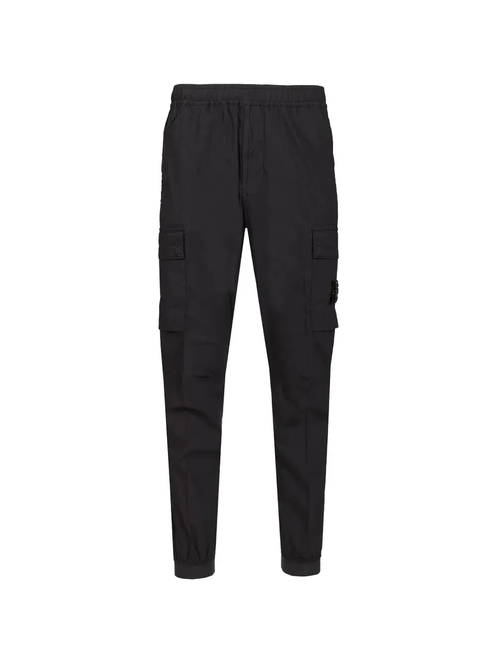 Карго-брюки с нашивкой-логотипом Stone Island, черный