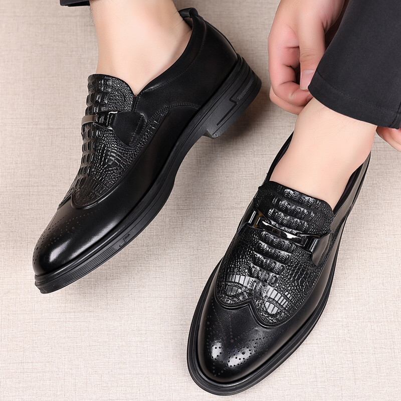 Туфли мужские Men"s Casual Men Low-Top Romon, коричневый — фото 3