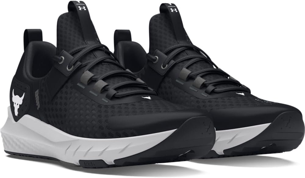 Under Armour мужские кроссовки Project Rock Blood Sweat Respect 4, (001) Black/Castlerock/White — фото 2