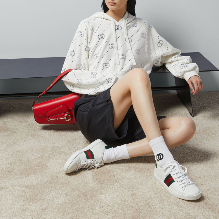 Шорты GUCCI Женские повседневные, Из натурального шелка, Черный — фото 3