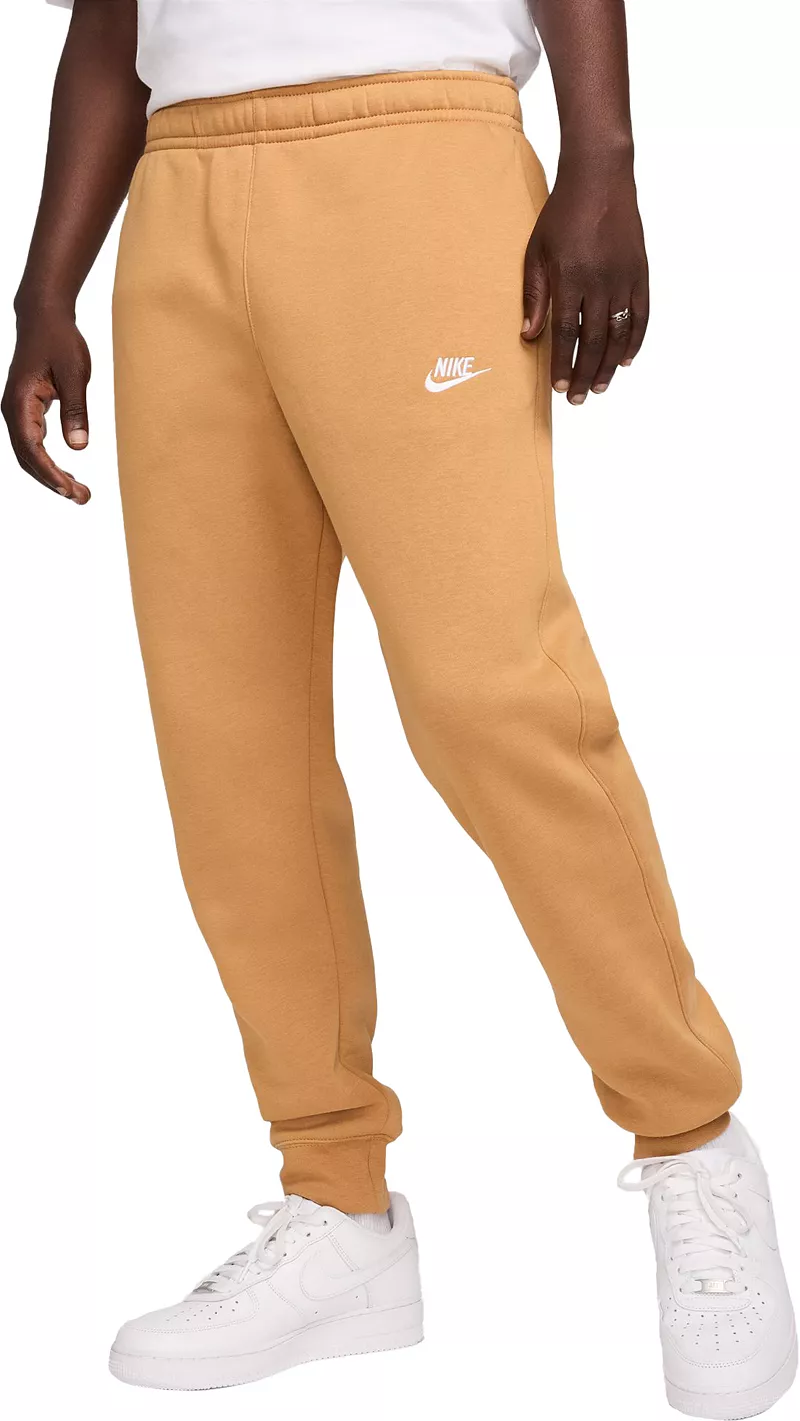 

Мужские флисовые джоггеры Nike Sportswear Club, цвет Flax