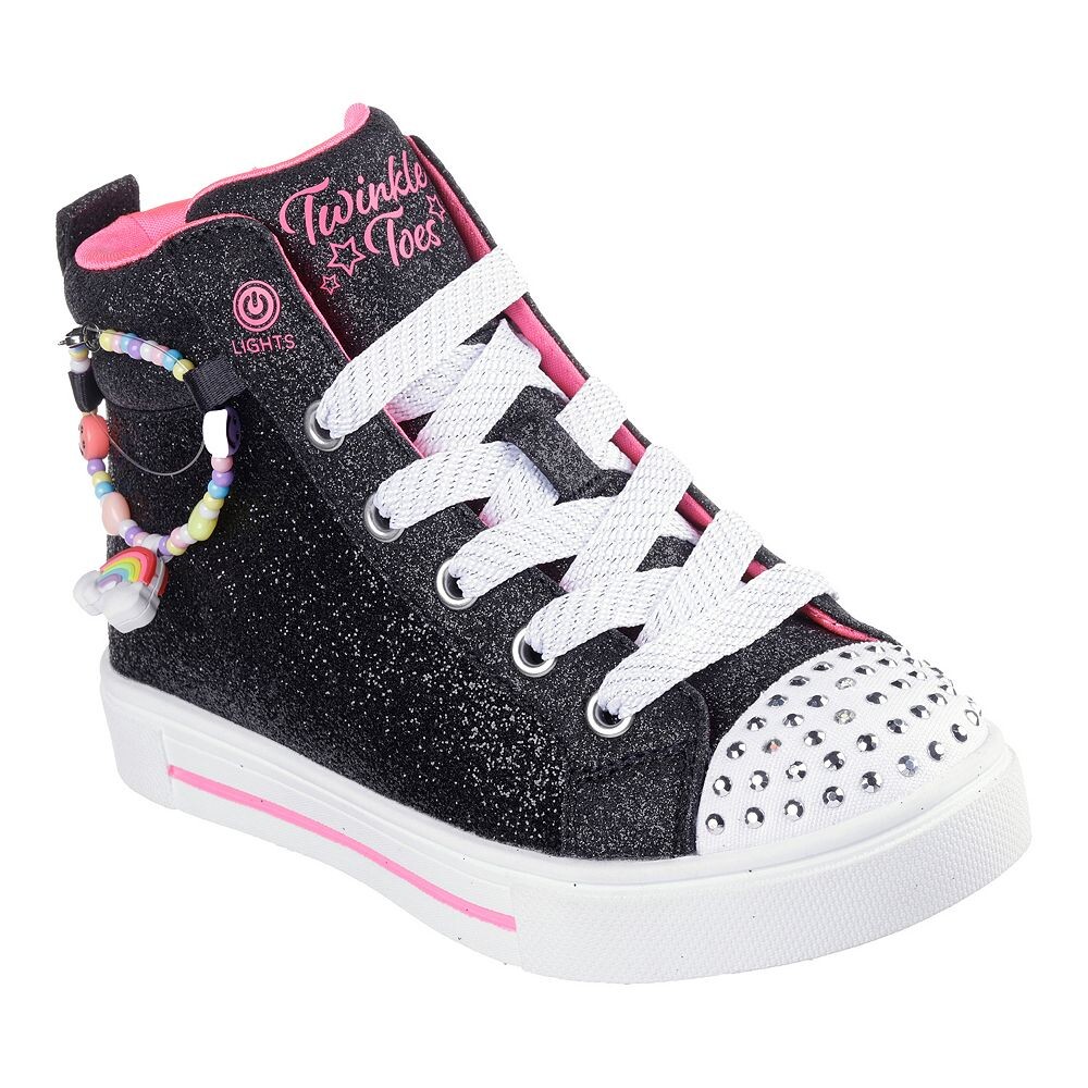 

Кроссовки для девочек Skechers Twinkle Toes Twinkle Sparks Charm Bestie, черный