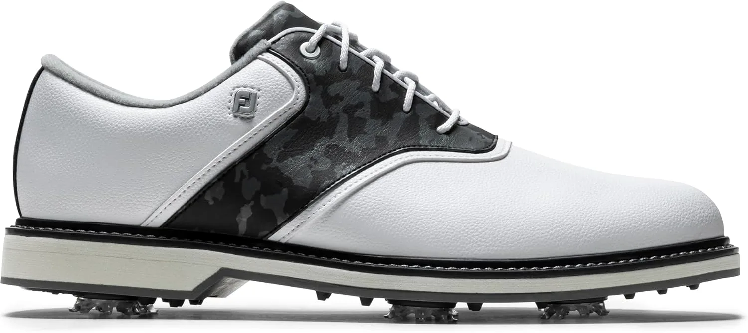 Мужские гольф-туфли FootJoy FJ Originals, белый/серый/мультиколор — фото 2