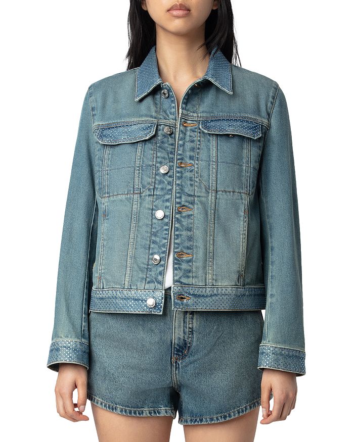 

Куртка Kioky из денима Zadig & Voltaire, синий