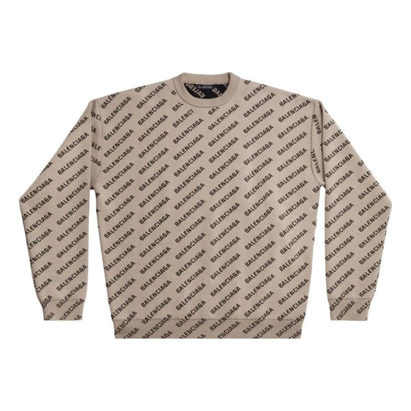 

Свитер mini allover logo sweater 'beige' Balenciaga, бежевый