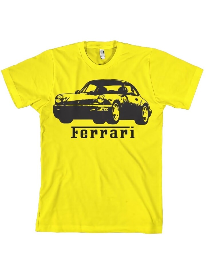 

Футболка Ferrari, желтый