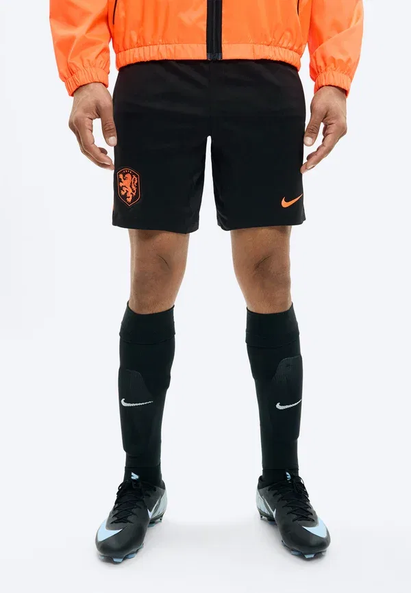 Футболка сборной Нидерландов Nike Performance, черный/гипер красный
