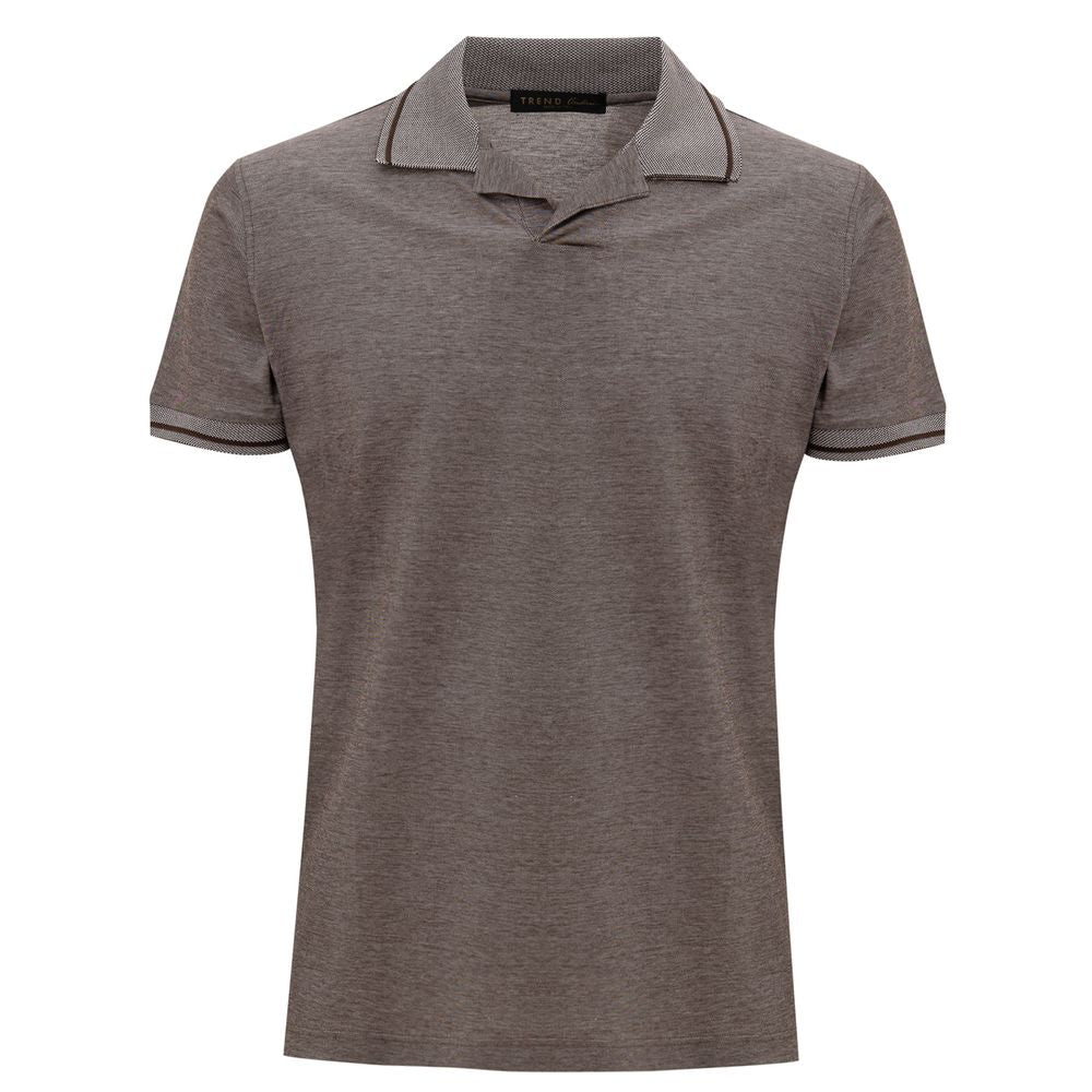 

Мужская рубашка-поло Corneliani Cotton, серый