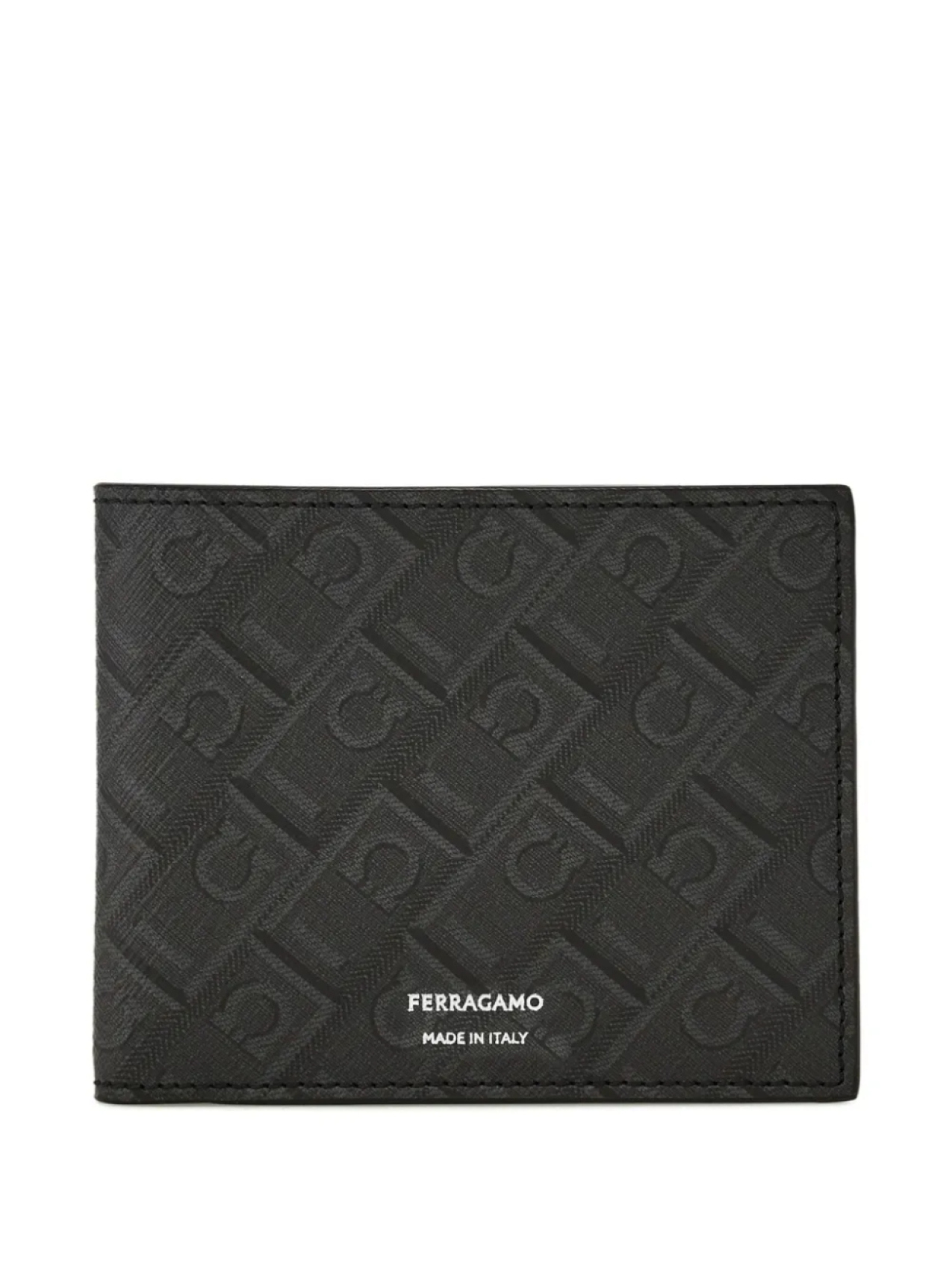 

Кошелек с монограммой Ferragamo, черный