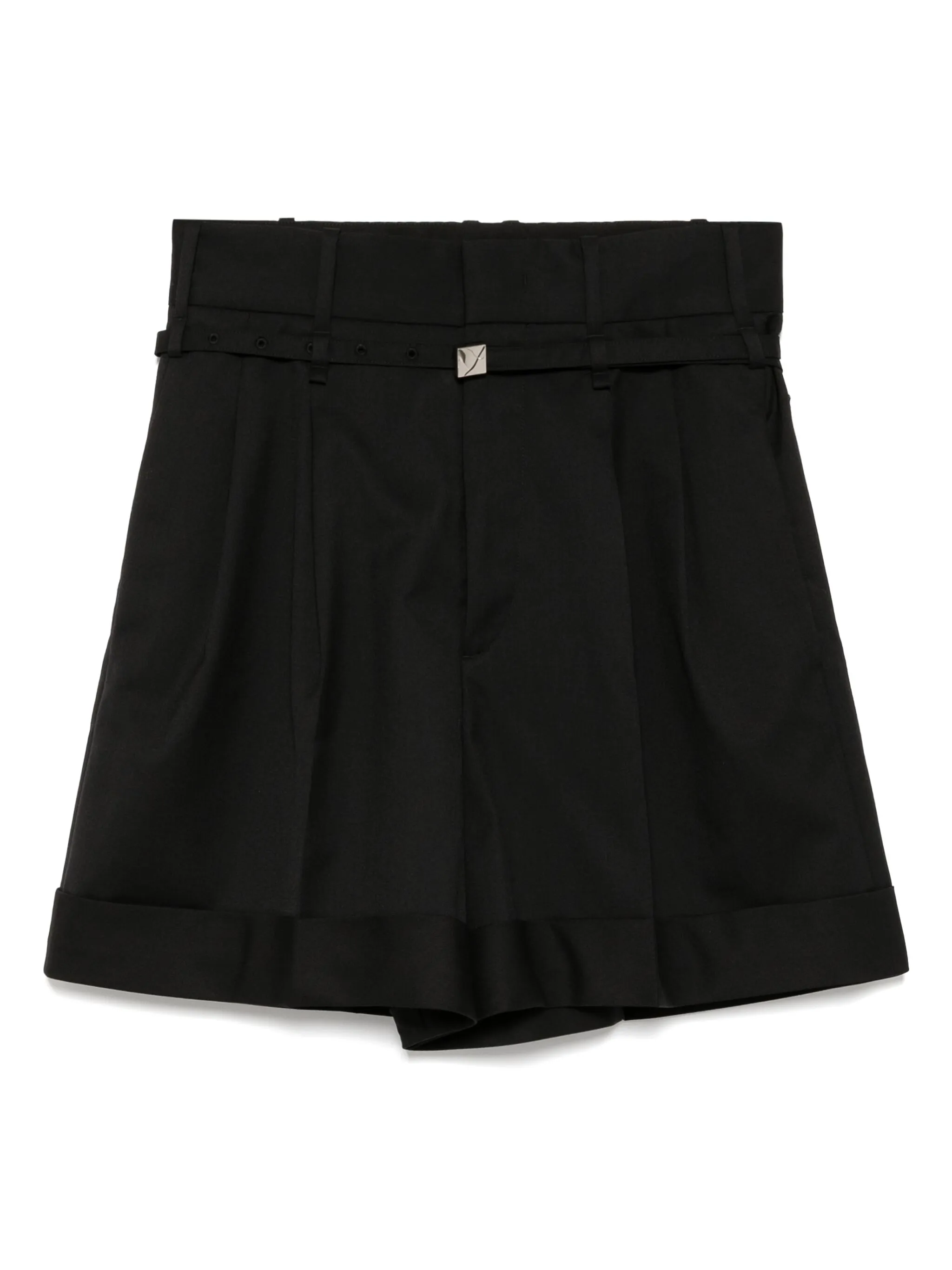 

Шорты широкого кроя с поясом Jnby, черный