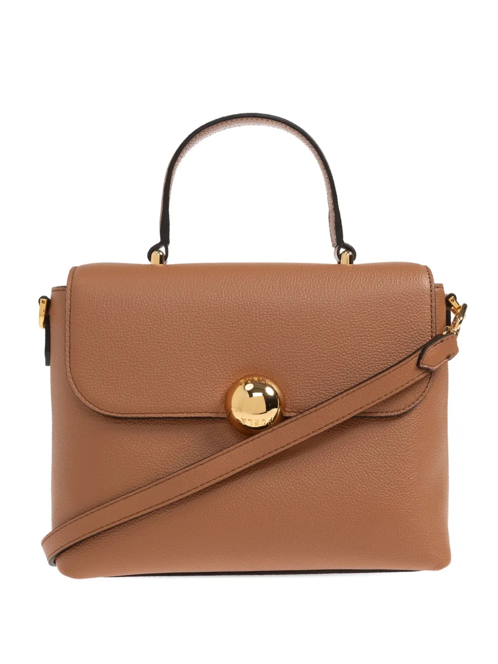 

Сумка-тоут из кожи Moonlight Furla, коричневый