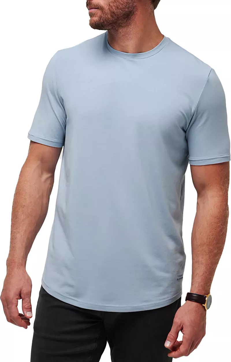 

Мужская футболка TravisMathew Cloud Crew, цвет Dusty Blue